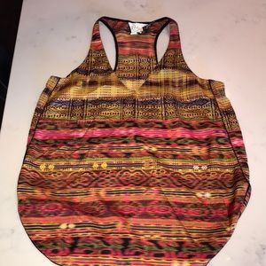 Flowy silk racerback tank